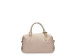 Luisa Vannini Beige Rundleer Tas