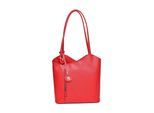 Anna Luchini Rood Rundleer Tas