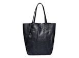 Roberta M Zwart Rundleer Tas