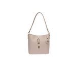 Roberta M Beige Rundleer Tas