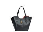 Isabella Rhea Zwart Rundleer Tas