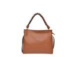 Luisa Vannini Brown Rundleer Tas