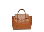 Luisa Vannini Brown Rundleer Tas
