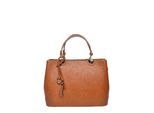 Anna Luchini Brown Rundleer Tas
