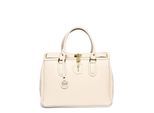 Roberta M Beige Rundleer Tas