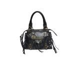 Roberta M Zwart Rundleer Tas