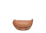 Anna Luchini Brown Rundleer Tas
