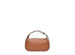 Anna Luchini Brown Rundleer Tas