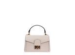 Roberta M Beige Rundleer Tas