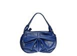 Roberta M Blauw Rundleer Tas