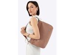 Wittchen Dames shopper van natuurleer met afneembaar handvat, beige