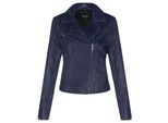Dames klassiek leren Brando bikerjack-Loughton