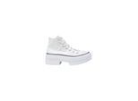 Converse Weiße Stoff Chunky Sneakers