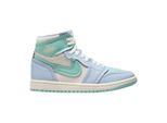 Nike Dames/Dames Air Jordan 1 Leren Hoge Tops Trainers (Lichtblauw)