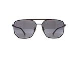 Police Aviator Heren Semi Mat Grijs Rook Spiegel SPLB36 Synth 1