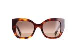 Salvatore Ferragamo SF1045S 238 klassieke tortoise bruin gradiÃ«nt zonnebril