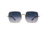 Ray-Ban Square RB1971 914778 polished gold blue grey gradient polarized sunglasses