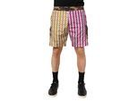 Dolce & Gabbana Multicolore Speelkaarten Camouflage Shorts Badmode