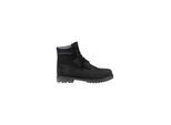 Timberland schwarze Leder Schnürstiefel