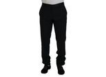 Klassische Passform Hose Schwarz