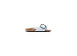 Birkenstock Blaue Kunstleder Flaches Sandalen