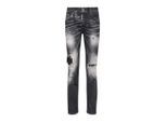 Dsquared2 Zwarte Skaterjeans Met Jet Set-wassing