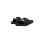Dolce & Gabbana Schwarze Divers Leder Ballerinas Sandalen Strandmode Schuhe
