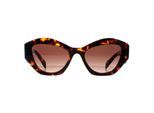 Prada PR07YS VAU6S1 honing havana bruin gradiÃ«nt zonnebril