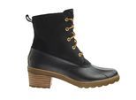 Sperry Salzwasserabsatz Schlange Frauen schwarze Stiefel