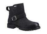 Hush Puppies Wakely Leder Damen Schwarz Stiefel
