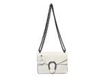 Roberta M Beige Rundleer Tas