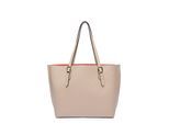 Isabella Rhea Beige Rundleer Tas