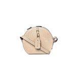 Roberta M Beige Rundleer Tas