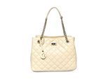 Isabella Rhea Beige Rundleer Tas