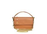 Anna Luchini Brown Rundleer Tas