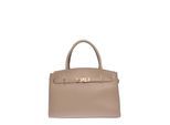 Isabella Rhea Beige Rundleer Tas