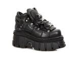 NEW ROCK 106-S29 TORENSCHOENEN metalen zwart lederen biker punk gotische laarzen