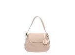 Isabella Rhea Beige Rundleer Tas