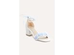 Jasmine Lace Bridal Niedrig Absatz Sandalen (Women)