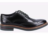 Base London Woburn Leren Heren Zwarte Brogues Schoenen