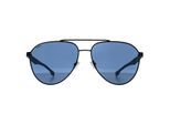 Hugo Boss Aviator Heren Mat Zwart Blauw BOSS 1485/S