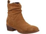 Hush Puppies Iris Wildleder Damen Tan Stiefel