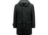 Enos Sportieve mantel met capuchon slim fit
