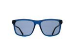 Lacoste L6025S 410 transparant blauw grijs blauwe zonnebril