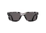 Persol PO3272S 1238B1 gestreepte zonnebril zwart & grijs donkergrijs