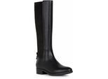 Geox D Felicity Leder Women's Schwarz Stiefel