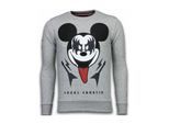 Local Fanatic Kiss my mickey rhinestone sweater