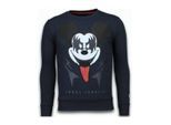 Local Fanatic Kiss my mickey rhinestone sweater