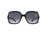 Jimmy Choo Square Dames Black Dark Gray Gracient zonnebril