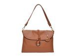 Anna Luchini Brown Rundleer Tas